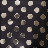 FSC Lovely Dots Geschenkpapier schwarz