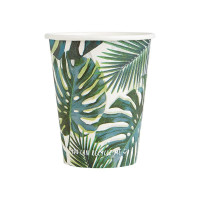 8 Tropen Nächte Pappbecher 250ml