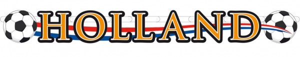 Holland Fußball Girlande 1,15m x 12cm
