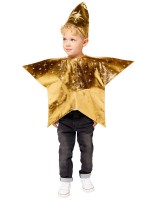 Golden Star Sternen Kostüm für Kinder