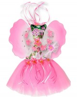 Vorschau: Pinke Feen Blumen Set