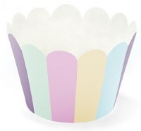 Vorschau: 6 Einhorn Twinkle Cupcake Umrandungen