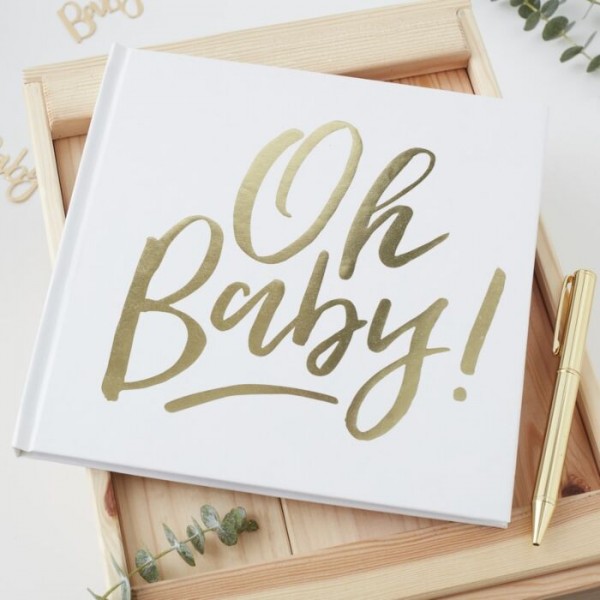 Oh Baby Gästebuch 21 x 21cm