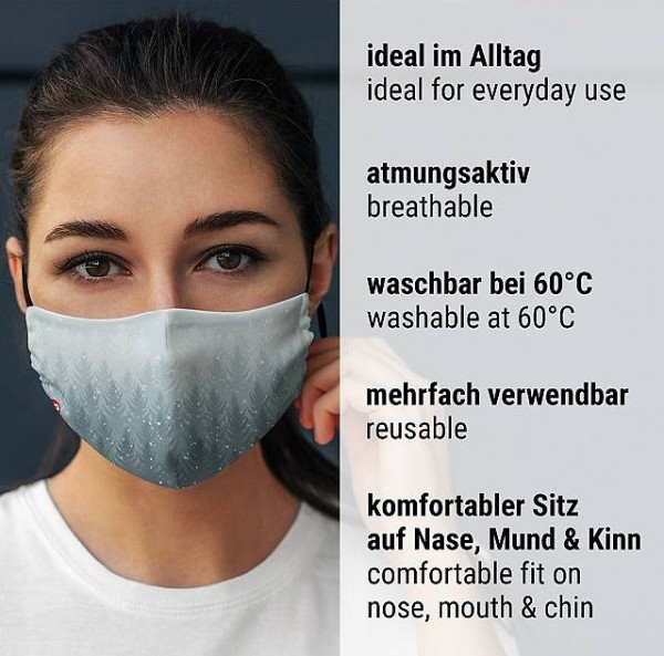Winterwald Mund-Nase-Maske 7