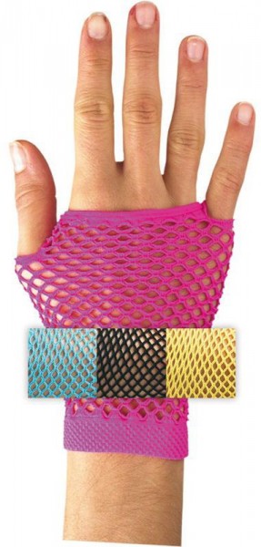 Netz Handschuh Stulpen