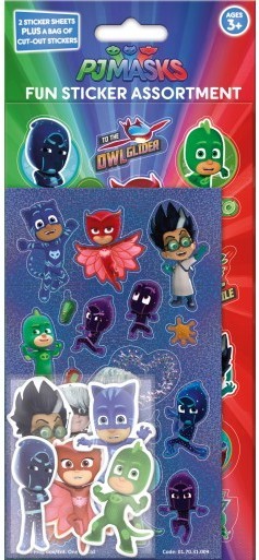 Großes PJ Masks Stickerset 11 x 24,5cm 2