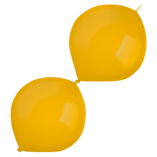 50 Metallic Girlandenballons gold 30cm