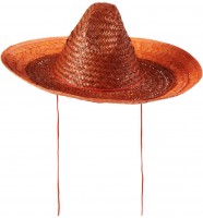 Sombrero Strohhut Orange 48cm