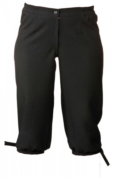 Schwarze Elena Kniebundhose