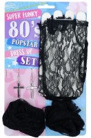 80er Jahre Girl Accessoire Set 5-teilig