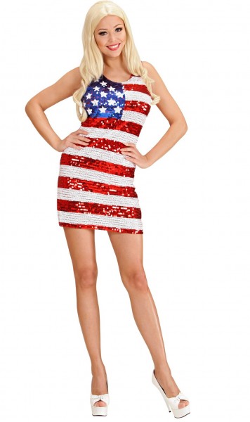 Funkelndes Miss USA Paillettenkleid 4