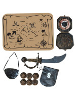 Piratin der Meere Mädchenkostüm Set