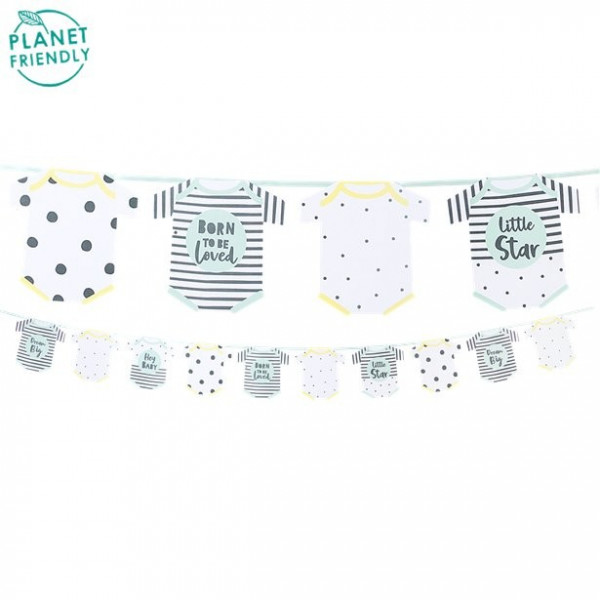 Born to be loved Strampler Wimpelkette 3,5m