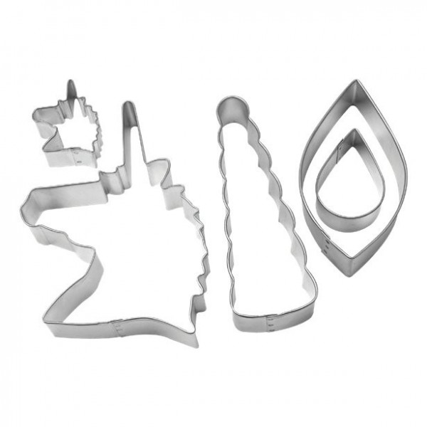 Einhorn Ausstechformen-Set 5-teilig