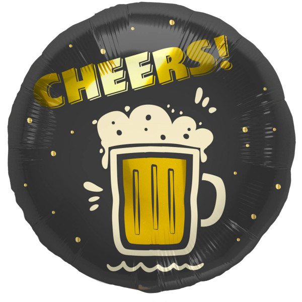Cheers Bier Folienballon 45cm