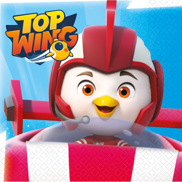 16 Top Wing Helden Servietten 33cm