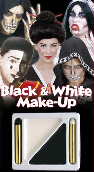 Make-Up-Kit Black & White Halloween