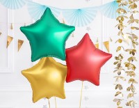 Folienballon green Star matt 48cm