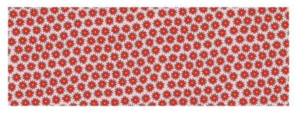 Weihnachtsstern Blumen Geschenkpapier 2m x 70cm 7