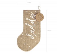 Weihnachtsstrumpf Daddy 39,5cm
