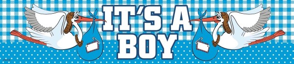 Banner Babyparty It´s A Boy 260 x 19cm
