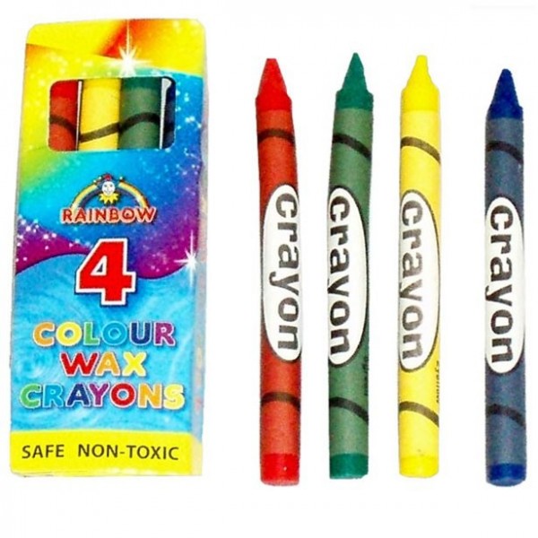 Bunte Wachsmalstifte 4er Set