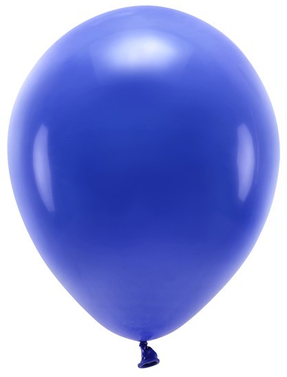 100 Eco Pastell Ballons royalblau 30cm