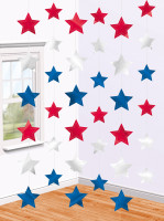 USA Star Hänge-Dekoration 210cm
