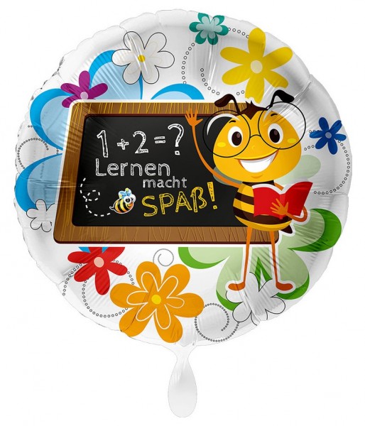Spaß am Lernen Bienen Folienballon 43cm