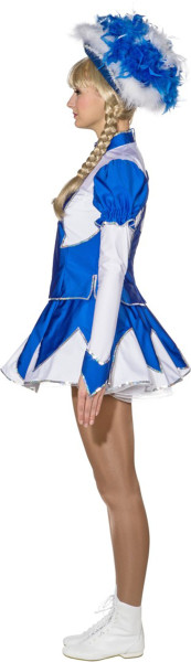 Tanzmariechen Damenkostüm Blau 4