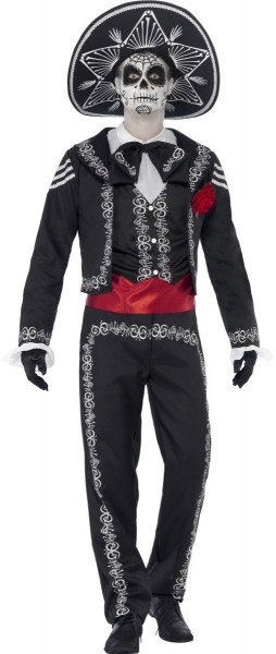 Skelettanzug Tag der Toten