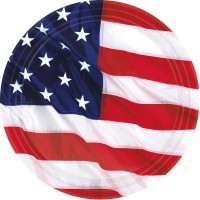 8 American Dream Pappteller 26cm