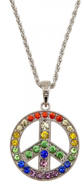 Bunte Hippie Halskette