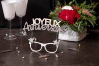 Silberne Anniversaire Étoile Brille