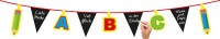 DIY Schulstart Wimpelkette 4m