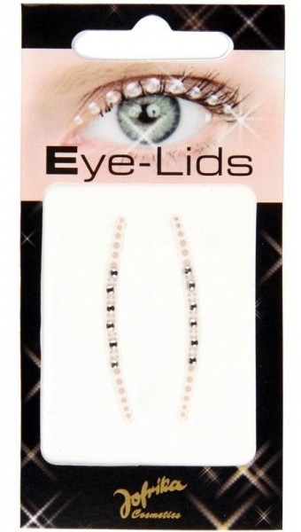 Glitzersteinchen Eyeliner Bogen