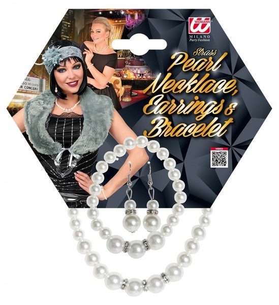 4-teiliges 20er Jahre Schmuck Set 4