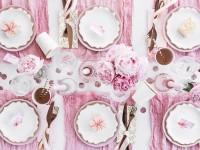 Vorschau: 10 Herzilein Kartenhalter roségold