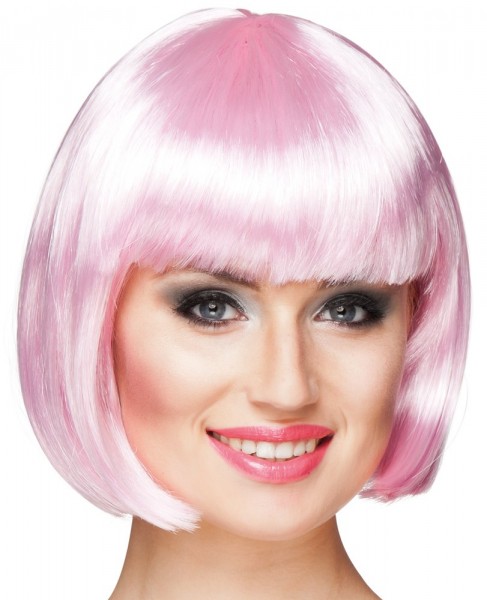 Jelly Damen Bob Perücke Rosa