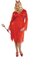 Teufel Plussize Damenkostüm Santana