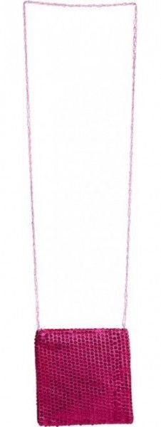Pinke Pelly Pailletten Tasche