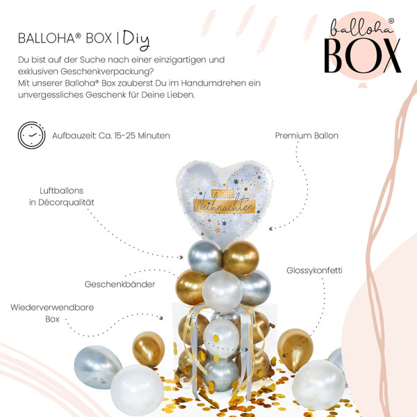 Balloha Geschenkbox DIY Snowy Christmas XL 3