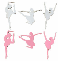 10 Ballerina Streudeko Elemente Arabesque