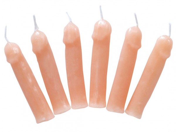 Mini Willy Kerze 6er-Set