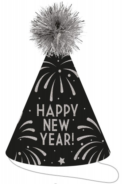 Glitzer Partyhut Fireworks 23,5cm