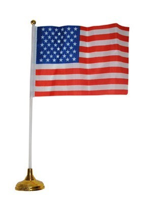 Tischfahne USA 33cm