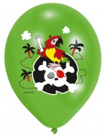 Vorschau: 6 Buntes Piraten Abenteuer Luftballons 28cm
