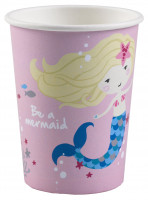 Vorschau: 8 Becher Be a Mermaid 250ml