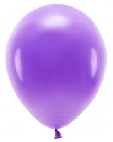 100 Eco Pastell Ballons violett 26cm
