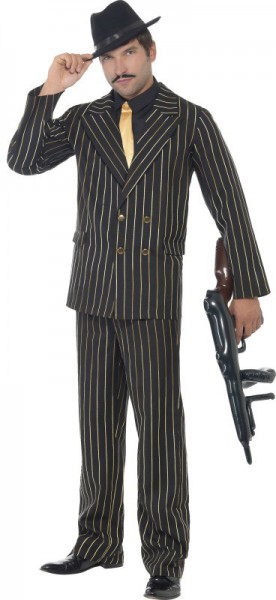 Westie Herrenanzug Schwarz